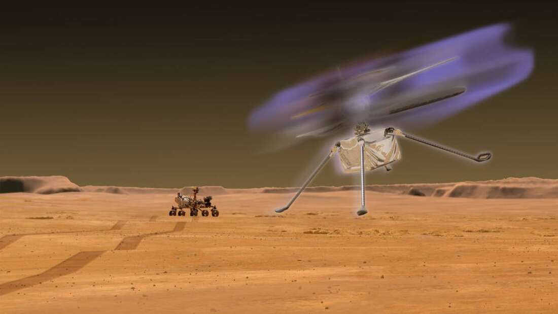 Mars Helikopterleri Uçarken Yanlışlıkla Parlayan Plazma Oluşturabilir
