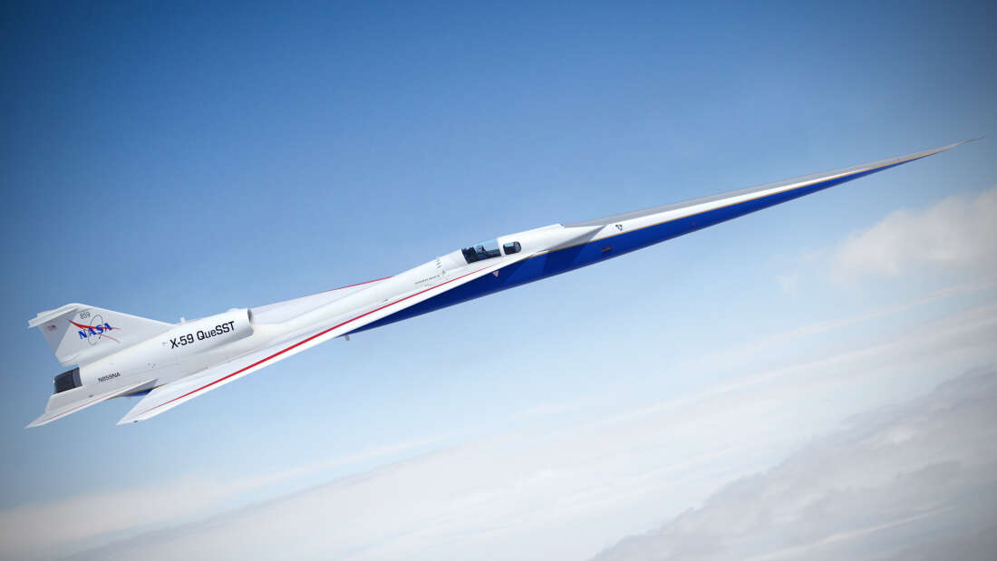 NASA'nın Ticari Süpersonik Uçuşa İzin Verebilecek X-59 Uçağı Çok Önemli Testleri Geçti