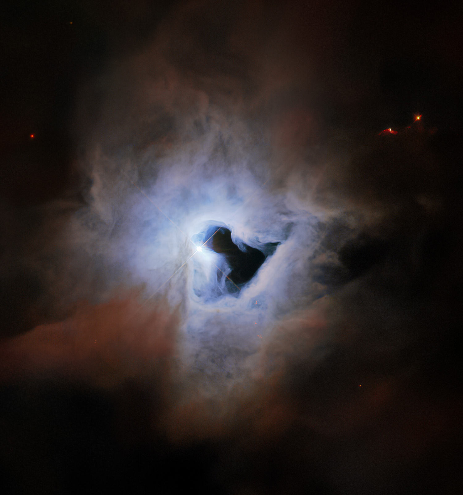 Hubble’ın Gözlemlediği Gizemli Yansıma Bulutsusu