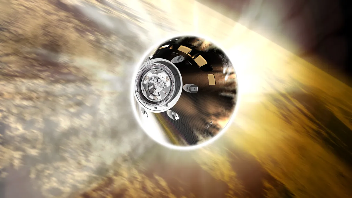 Orion, İnsanlar İçin Tasarlanmış Bir Uzay Aracı Tarafından Hiç Kullanılmamış Yeniden Giriş Yaklaşımını Deneyecek