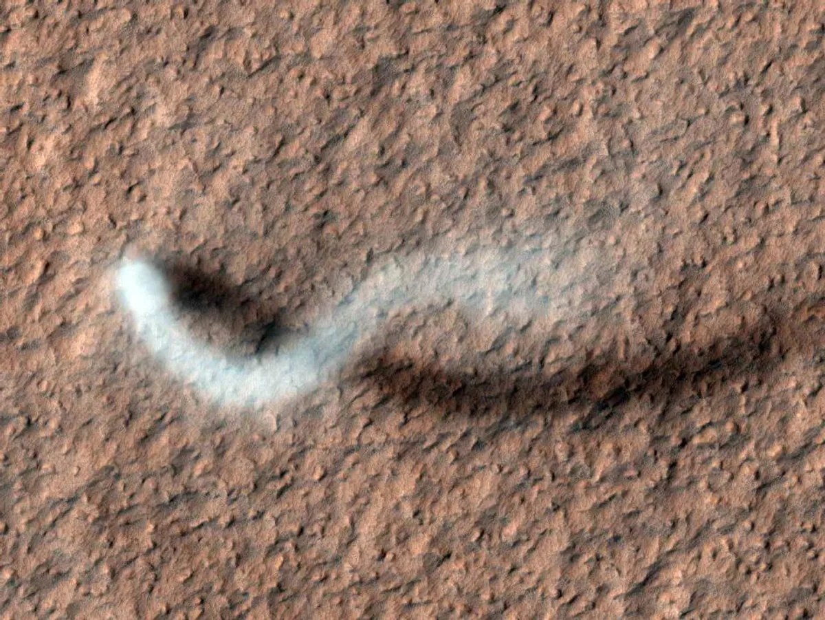 Mars'taki Bir Toz Şeytanının İlk Sesleri