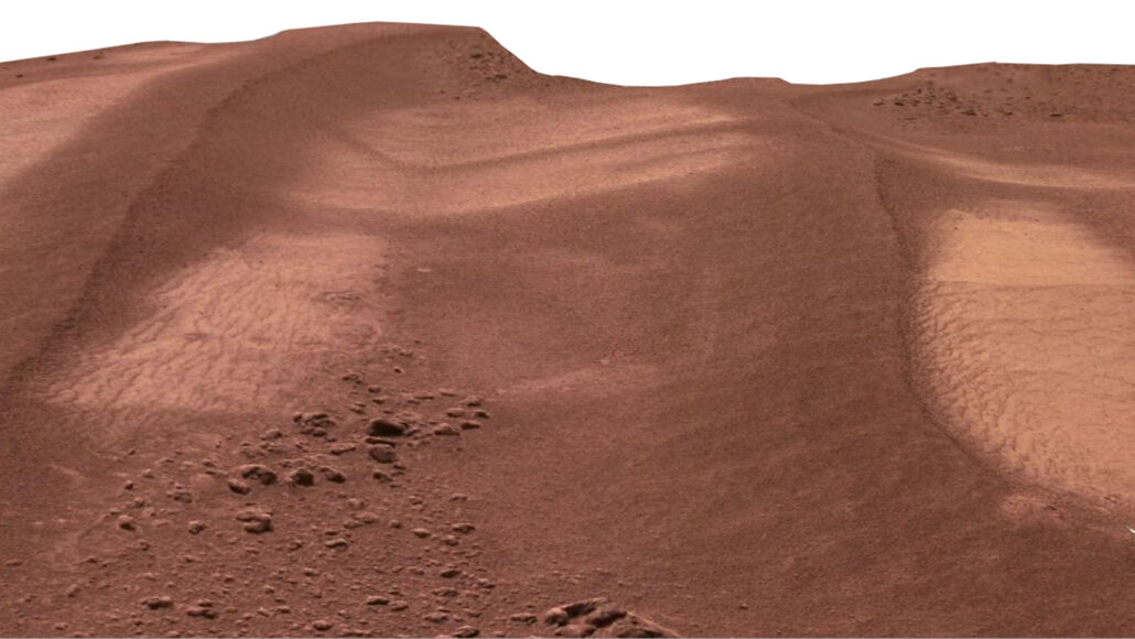 Tuzlu su, 400.000 yıl öncesine kadar Mars'ın ekvatorunun yakınından akmış olabilir.