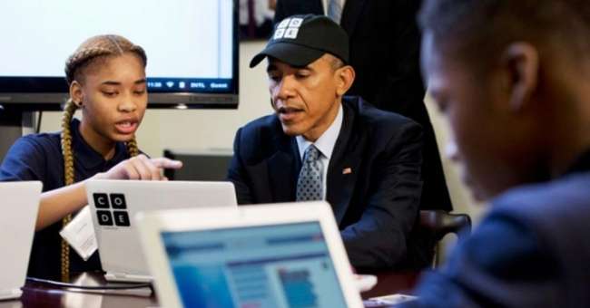 Başkan Obama Bilgisayarda Kod Yazmayı Öğrendi