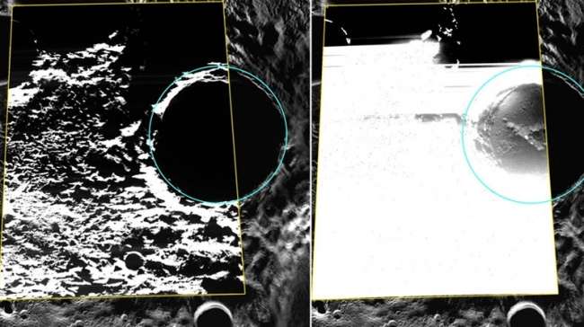 Merkür'deki donmuş su ilk kez görüntülendi
