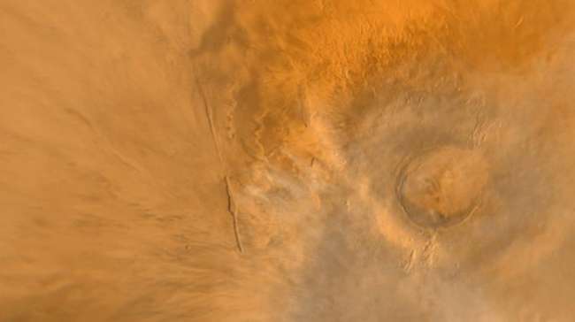 Mars yanardağı yaşam izi saklıyor olabilir
