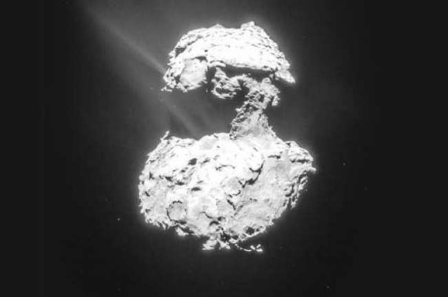 67P kuyrukluyıldızı buharlaşmaya başladı