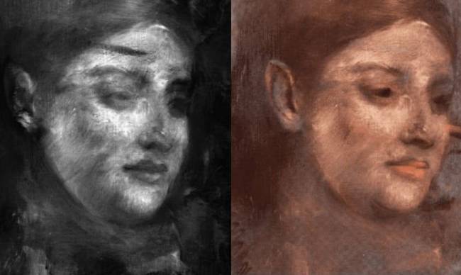 Parçacık hızlandırıcıları kullanılarak Degas'ın tablosundaki saklı yüz bulundu
