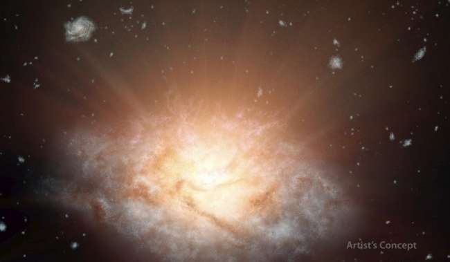 Güneş’ten 300 trilyon kat daha parlak galaksi keşfedildi