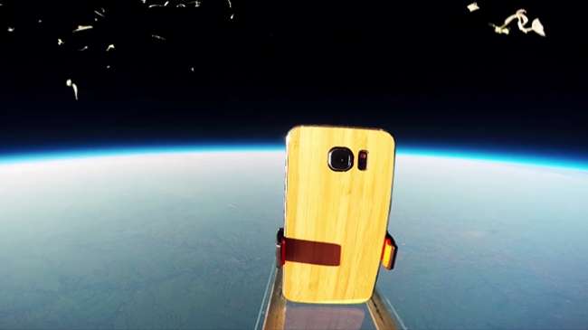 Galaxy S6’yı uzaydan yeryüzüne fırlattılar