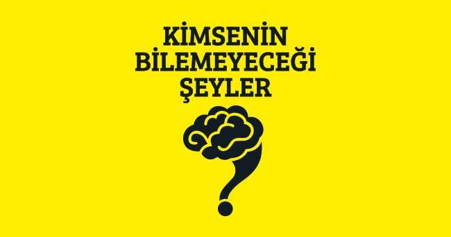 Haftanın Kitap Önerisi: Kimsenin Bilemeyeceği Şeyler