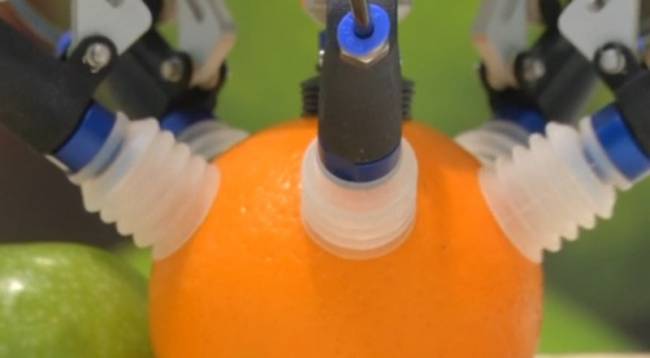 Meyveleri birbirinden ayırıp toplayabilen robot geliştirildi