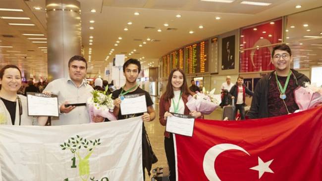 Bilim olimpiyatlarında Türkiye’ye üç ödül birden