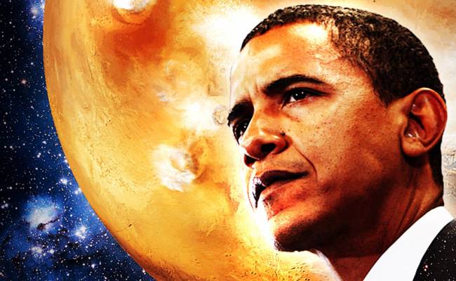 Obama gözünü Mars'a dikti