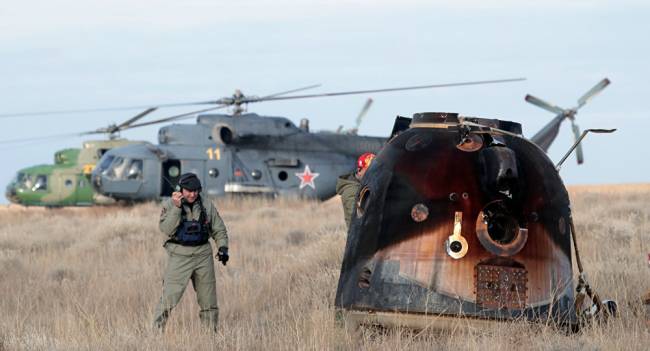 Soyuz uzay aracı Dünya'ya döndü